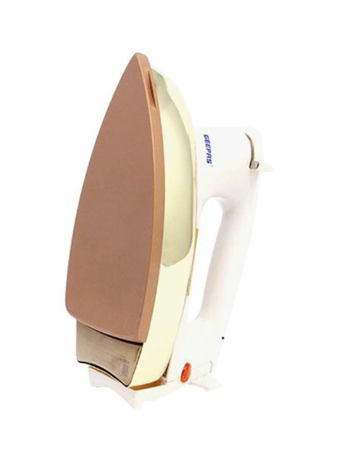 Heavy Weight Dry Iron - Automatic Dry Iron,Teflon Plated Sole Plate | Auto Shut Off,  Overheat Protection | 2 Years Warranty 1000.0 W GDI2750 White/Gold