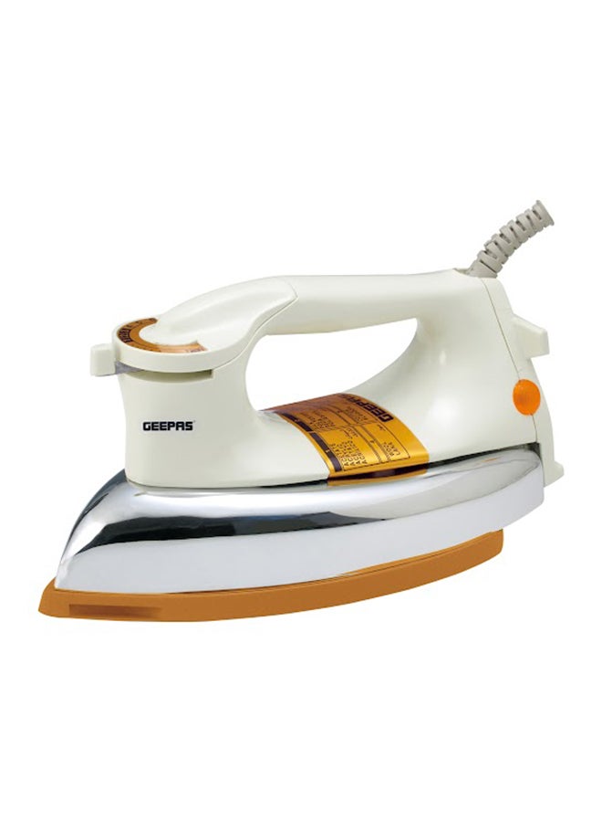 Automatic Heavy-Weight Dry Iron With Durable Teflon Plated Sole Plate 1200.0 W GDI2771 White/Silver/Gold