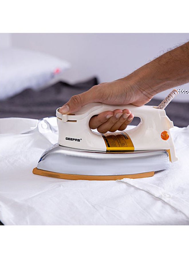 Automatic Dry Iron - Automatic Dry Iron -  Durable Teflon Plated Sole Plate| Auto Shut Off, Temperature Setting Dial 1200.0 W GDI2771 Cream