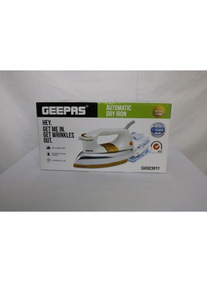 Automatic Dry Iron 1200.0 W GDI23011 White/Silver/Gold