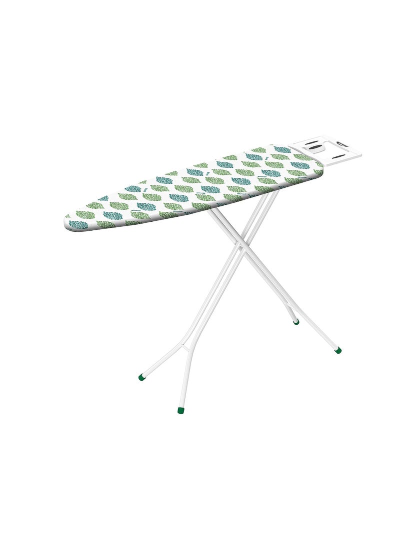 Gimi Expanded Metal Ironing Board Leo - 110x33 cm with Adjustable Height, Steel Construction, and Cotton Cover with Terry Padding