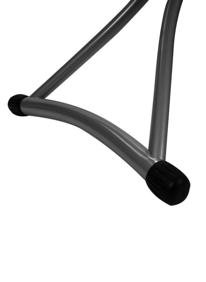 Ironing Board With Cloth Rack 100% Cotton Cover 7Mm Foam Pad Assorted Colors Grey/White 122x38cm