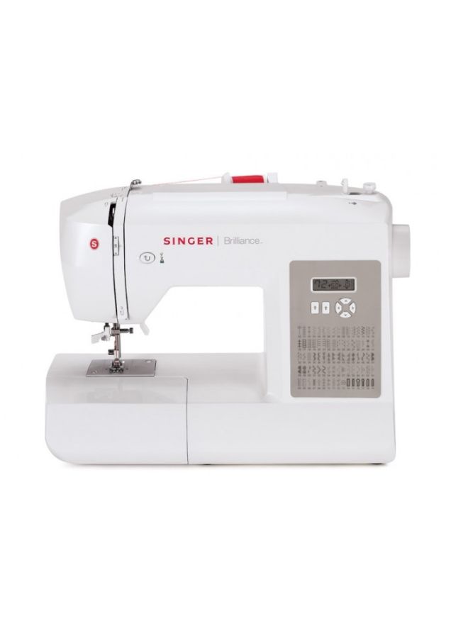 Brilliance 6180 Sewing Machine DGM 6180 White/Brown