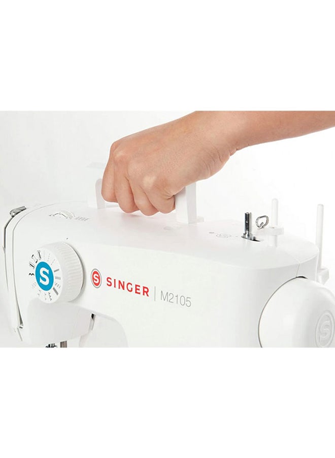 Electric Sewing Machine M2105 White/Silver