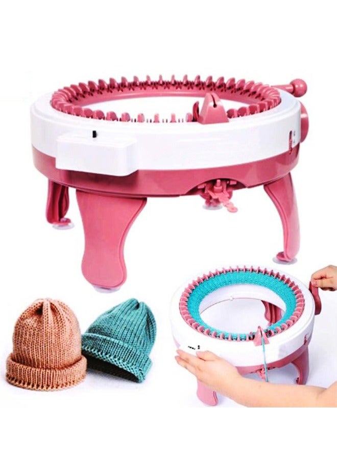 Knitting Machine Plastic Hand Knitting Sewing Machine Children Weaving Toy with 48 Needles