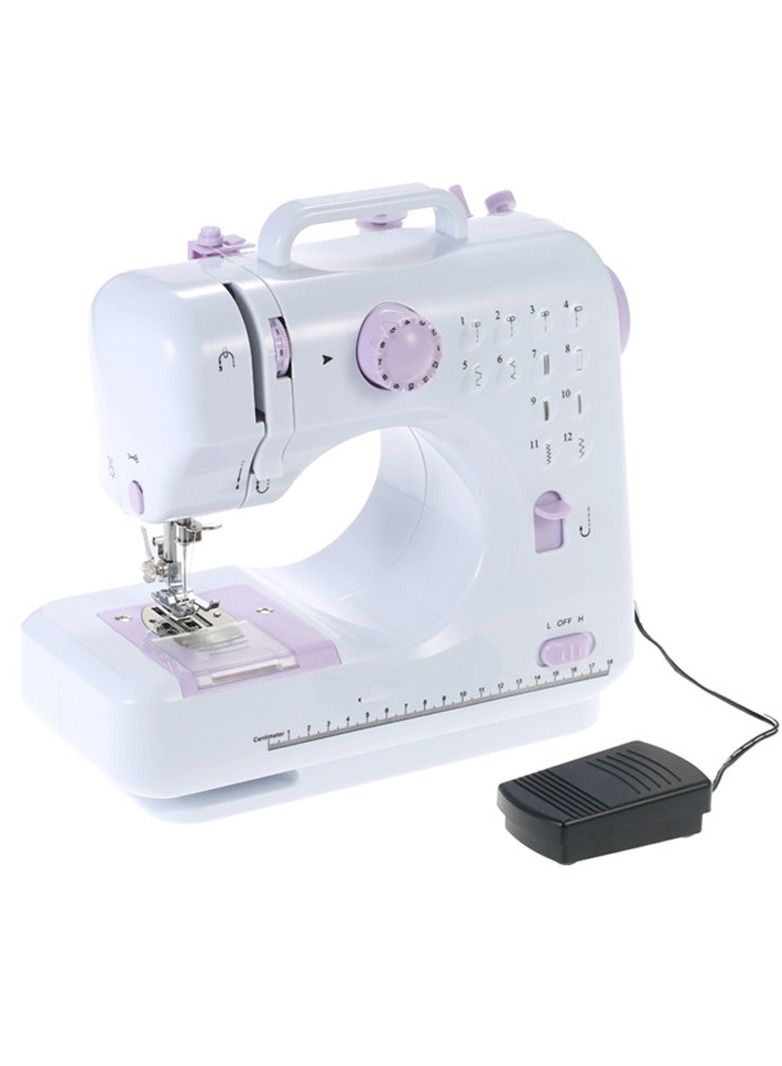 Multifunction Household Electric Sewing Machine with Double Thread and Double Speed