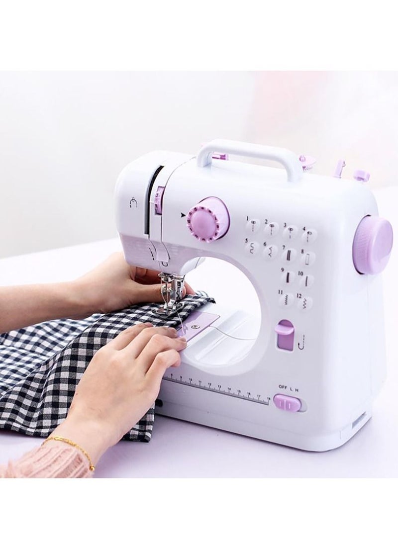 Household Electric Sewing Machine-505 White