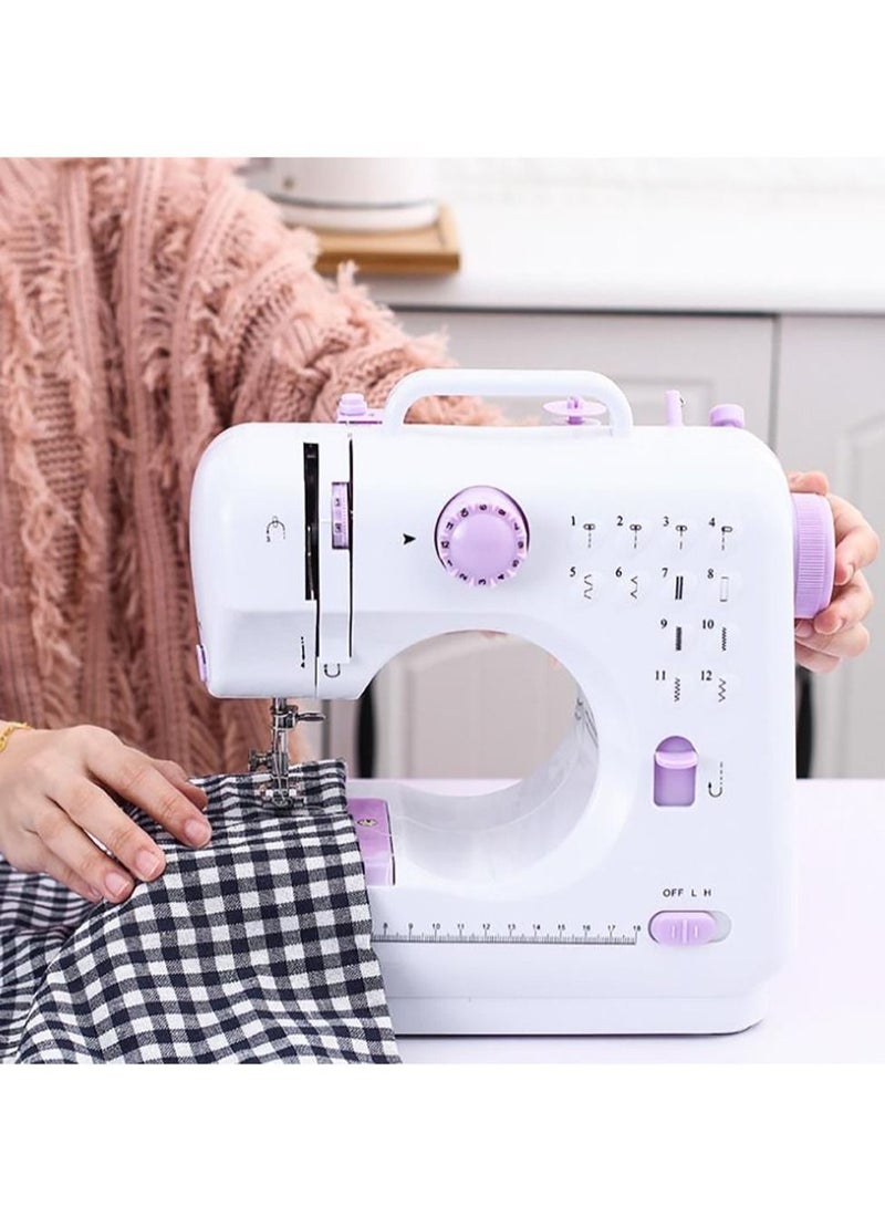 Household Electric Sewing Machine-505 White