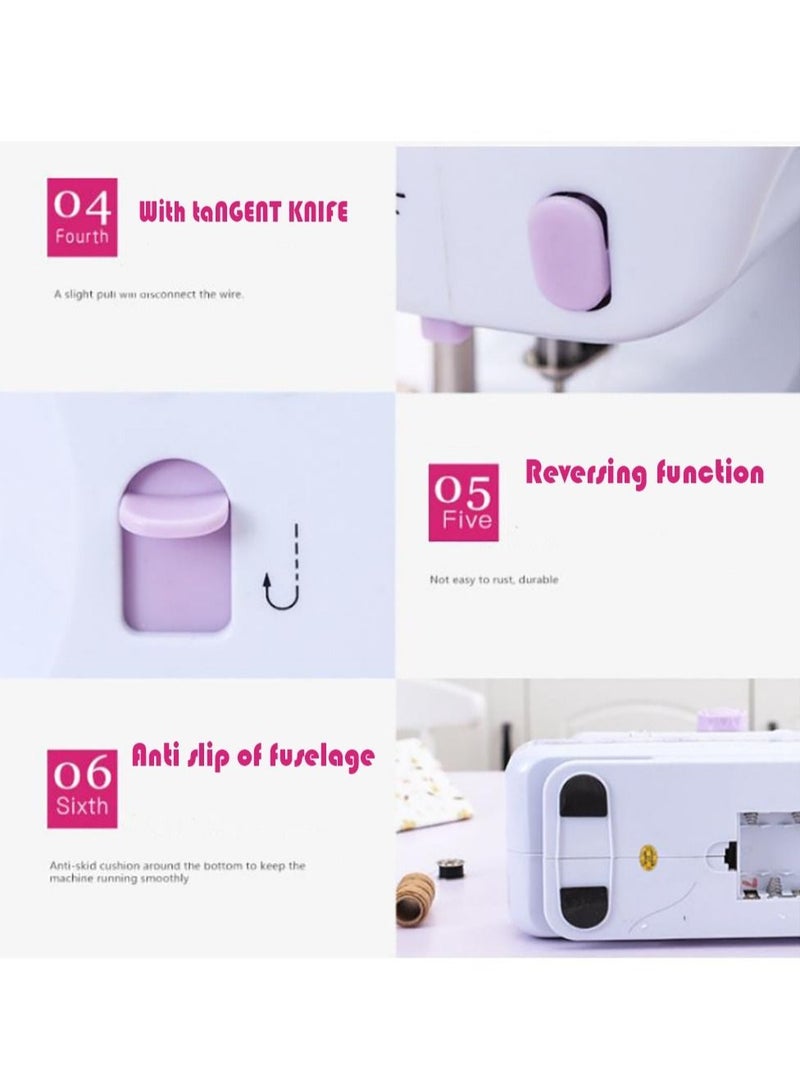 Household Electric Sewing Machine-505 White