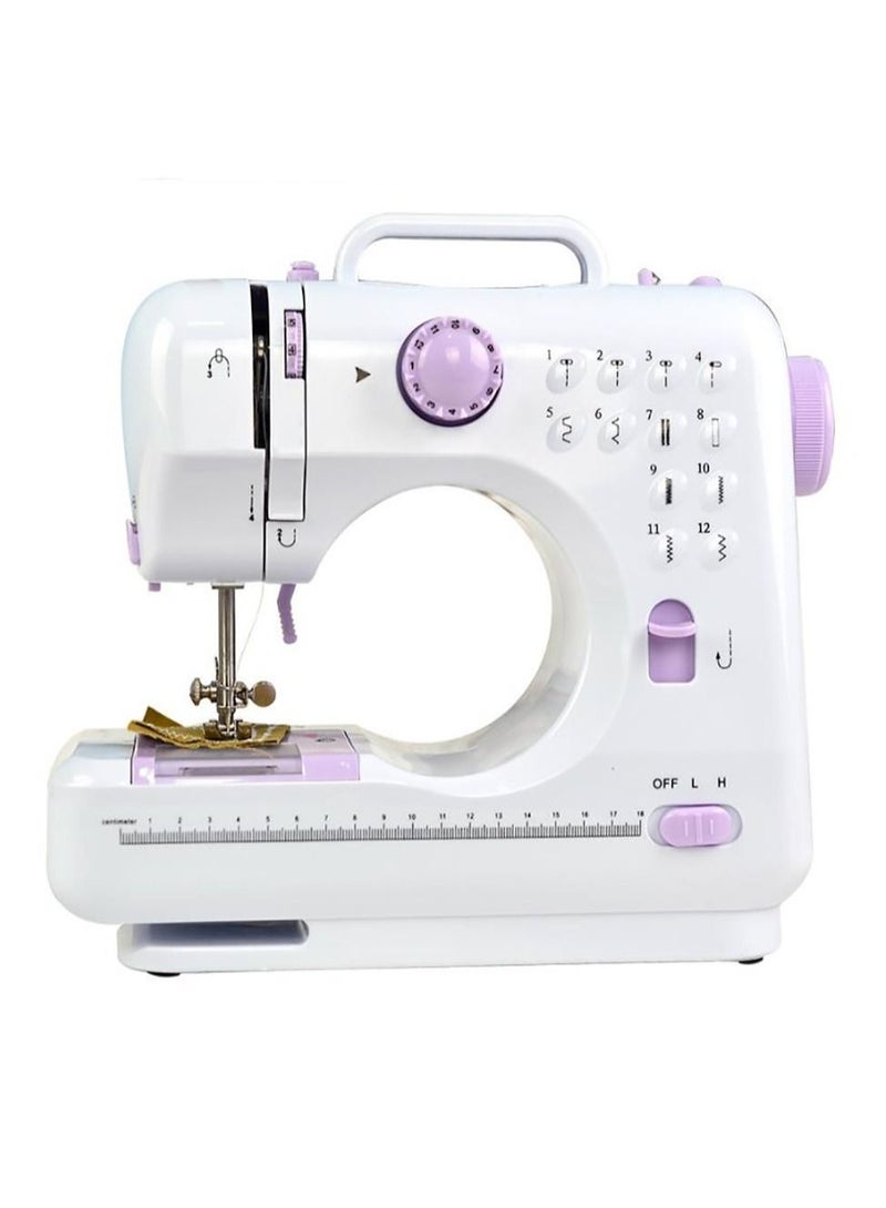 Household Electric Sewing Machine-505 White