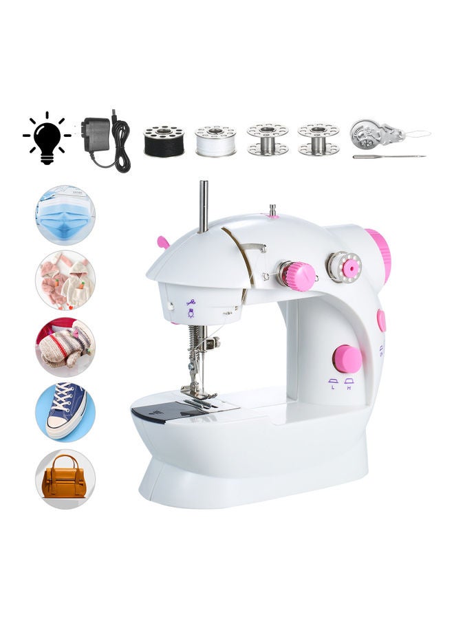 Portable Electric Sewing Machine NA-H8159 White/Pink