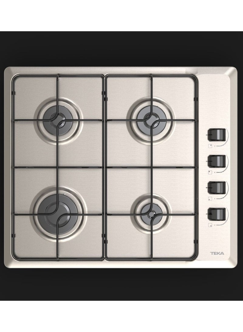 Teka EFX 60.1 4G AI AL DR CI 60cm Gas hob with 4 burners and Cast iron grids- Made in Europe