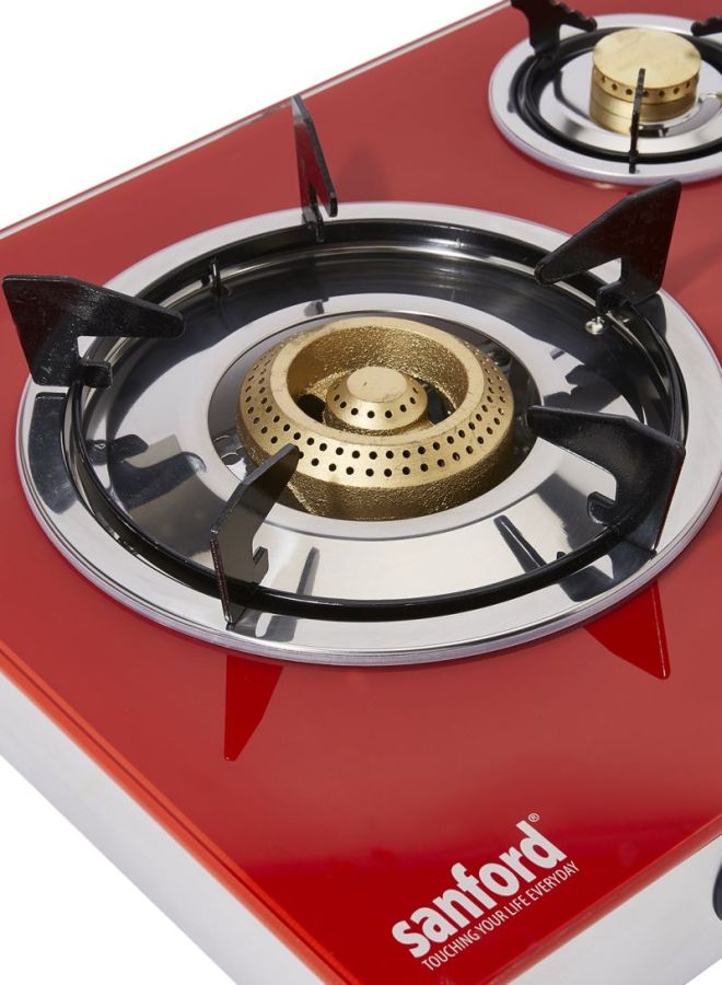 3-Burner Gas Stove SF5364GC 3B Red/Silver