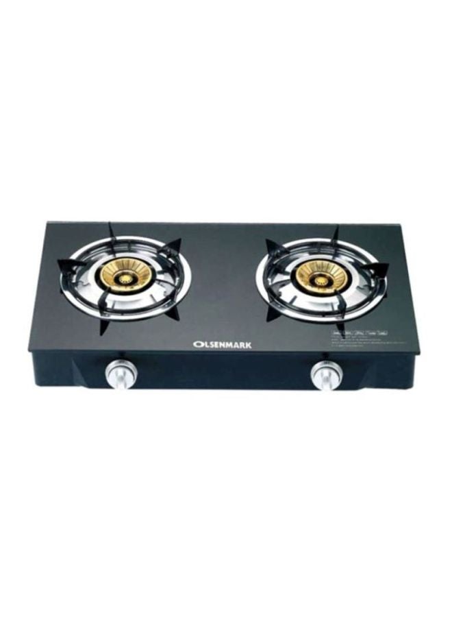 2-Burner Gas Stove OMK2085 Black/Silver