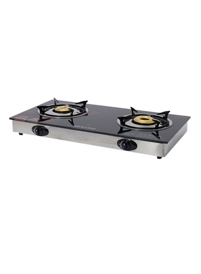 2-Burner Gas Stove ME-GS1002G Black/Red/Silver