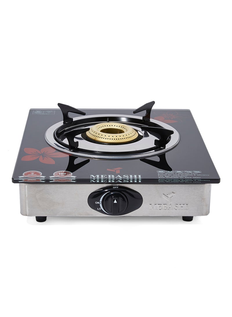 Single Burner Gas Stove ME-GS1004G1 Black/Red/Silver