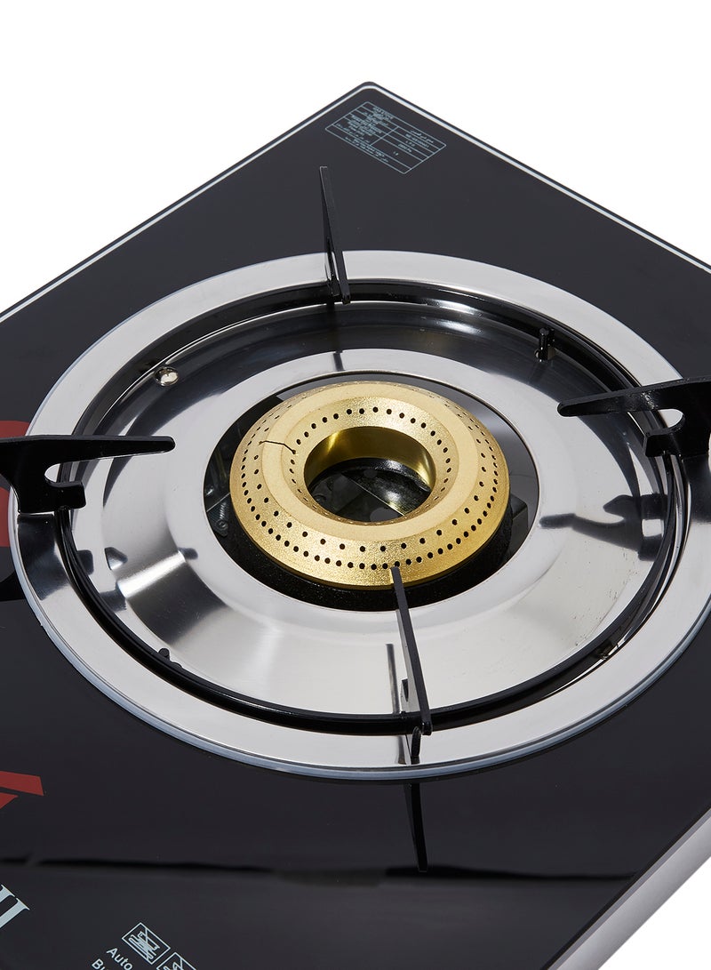 Single Burner Gas Stove ME-GS1004G1 Black/Red/Silver