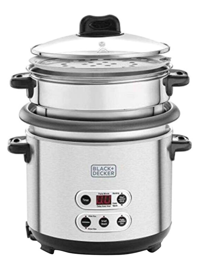 Automatic Rice Cooker 700W 1.8 L 700.0 W RPC1800 Silver/Black