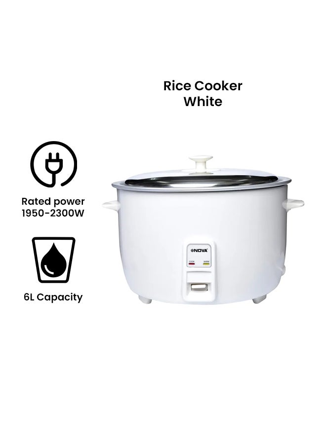 Big Drum Rice Cooker NRC977-6 White