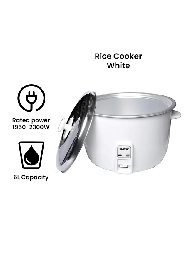 Drum Rice Cooker 6.0 L NRC977-6 White