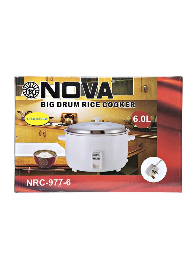 Drum Rice Cooker 6.0 L NRC977-6 White