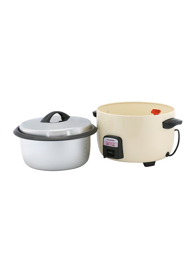 2 In 1 Electric Rice Cooker, Non Stick Inner Pot, Automatic Cooking, Easy Cleaning, High Temperature Protection 4.2 L 1600 W OMRC2205 White/Black
