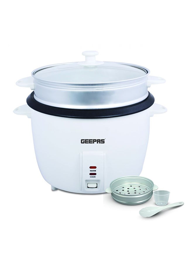 Electric Rice Cooker 2.8 L GRC4327 White/Grey