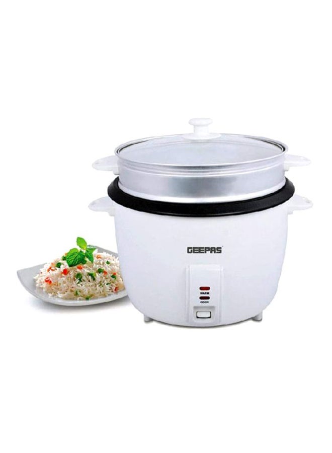 Electric Rice Cooker 2.8 L GRC4327 White/Grey