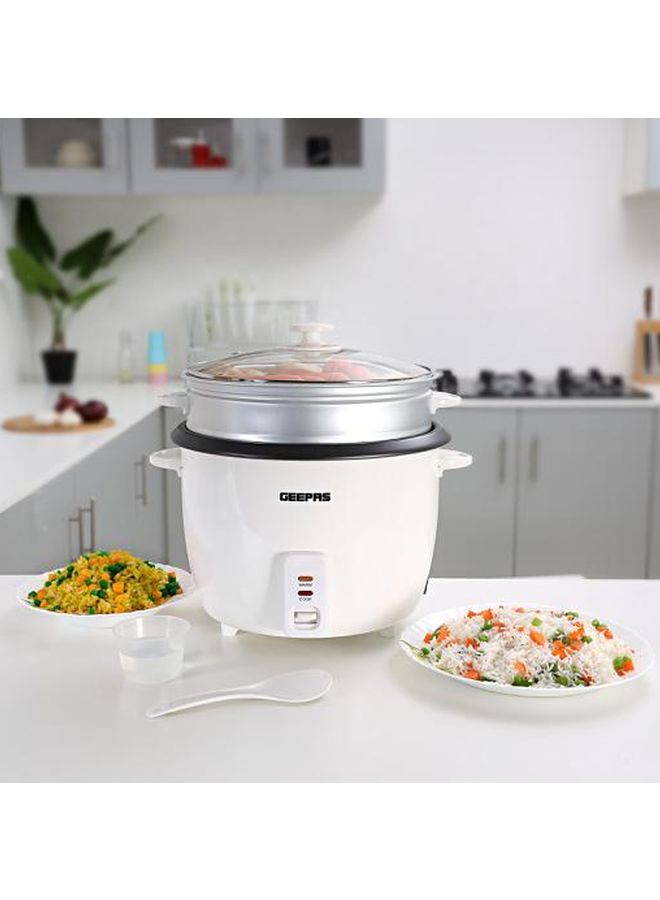 Electric Rice Cooker 2.8 L GRC4327 White/Grey