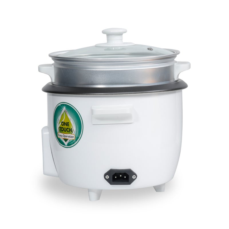 Electric Rice Cooker with Steamer 1.0 L 400.0 W CK2125-N Mint Green/White