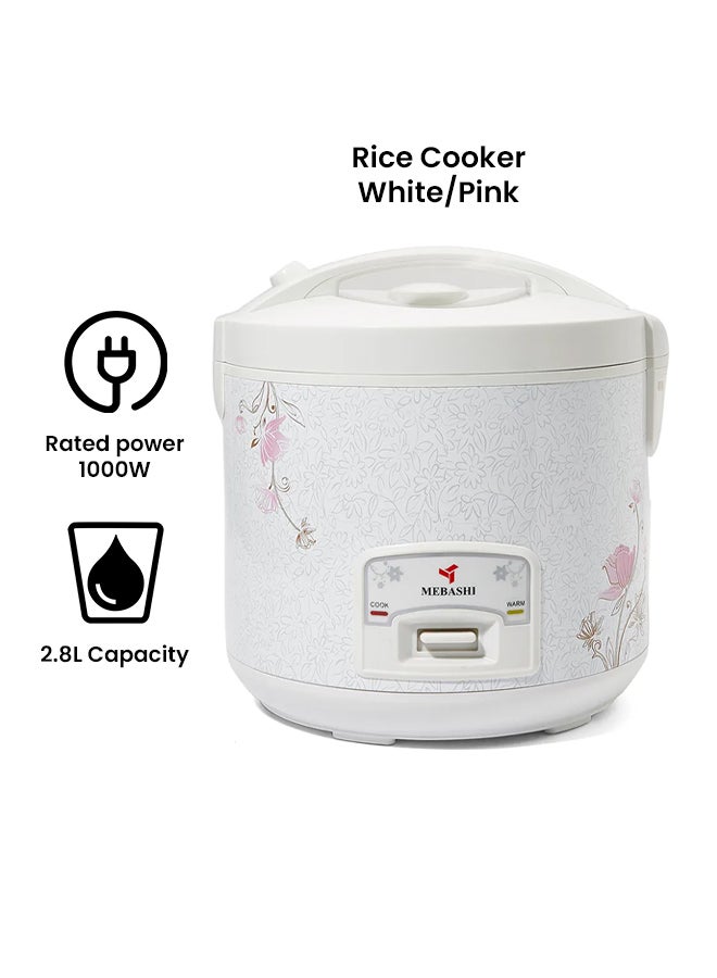 Electric Rice Cooker ME-RC728 White/Pink