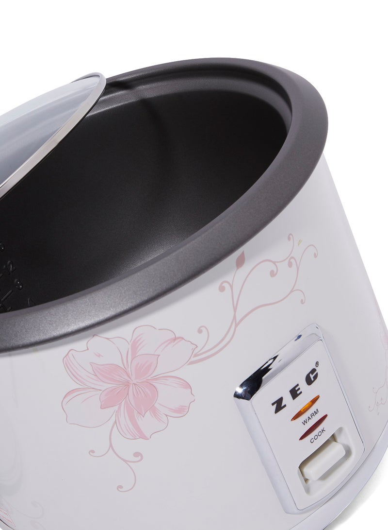 Rice Cooker With Steam Function 2.2 L ZRC-1022 White/Pink