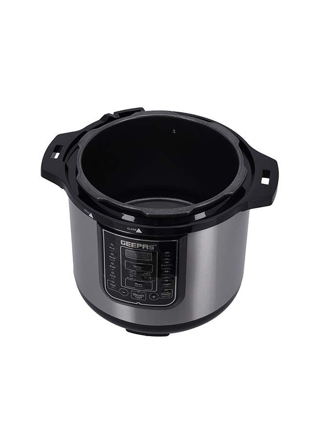 Digital Multi Cooker | 4 digital LED display|14 14 Smart Cooking Programs With One Touch , Auto Shut off Function | Ideal for Rice Meat bean vegetable Soup |Detachable Inner Lid 12.0 L 1600.0 W GMC35030 Silver/Black