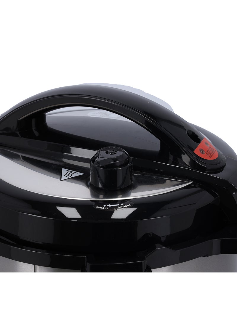 Digital Multi Cooker - Portable LED Screen with Touch Menu | 14 Smart Cooking Programs With One Touch, Auto Shut off Function, Large Control Panel |8L Capacity| Detachable Inner Lid 8 L 1200 W GMC35029 Silver/Black