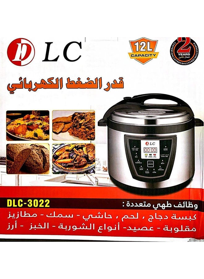 Electric Pressure Cooker 12.0 L 1500.0 W DLC-3022 Silver/Black