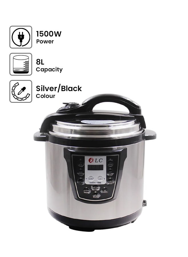 Electric Pressure Cooker 8.0 L 1500.0 W SH-4202 Silver/Black