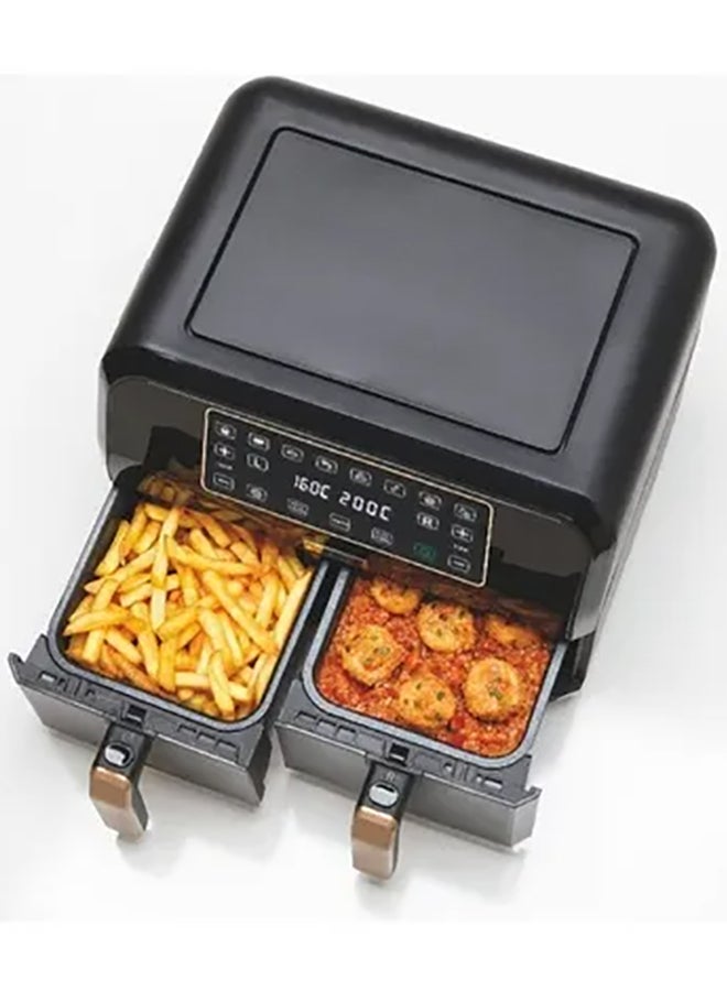 Dual Air Fryer 4 L 1700 W HFP70.000BK Black