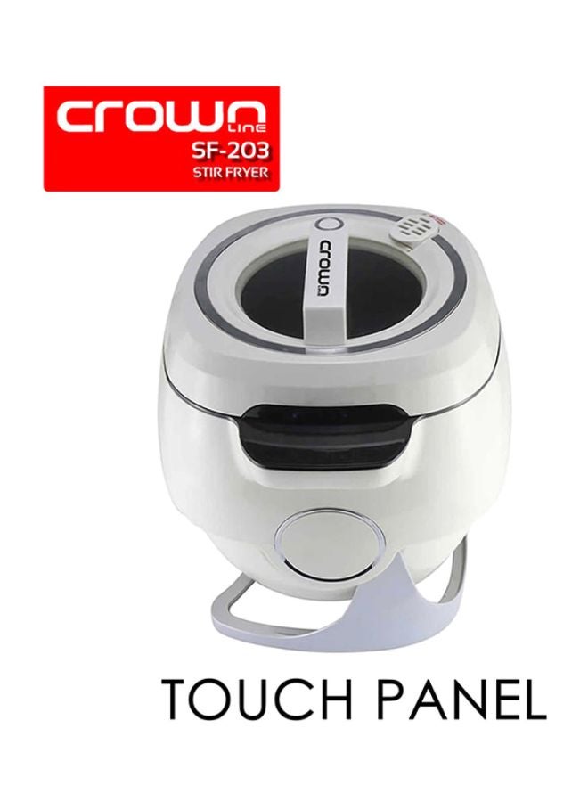 Automatic Stir Fryer 6 L 2000 W SF-203 White/Black