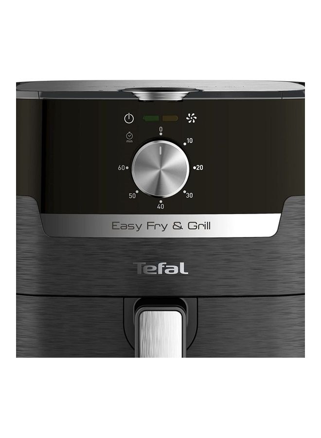 Air Fryer | Easy Fry & Grill 2-in-1 |  4. Air Fryer + Grill| Healthy Cooking | Fast | Easy to Clean | Adjustable Temperature |Timer | 2 Years Warranty 4.2 L 1550 W EY501827 Black