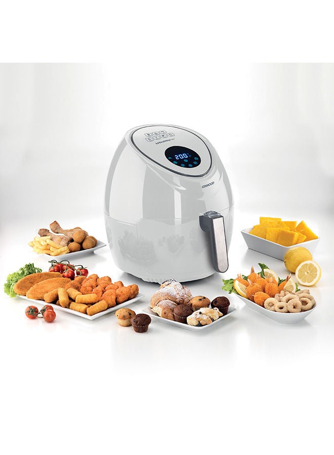 Digital Air Fryer XXL 2.4KG 1800W With Rapid Hot Air Circulation for Frying, Grilling, Broiling, Roasting, Baking And Toasting 5.5 L 0 W HFP50.000WH White