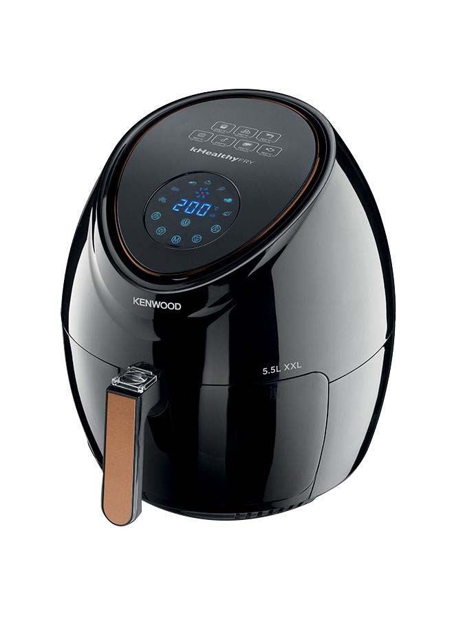 Digital Air Fryer, 2.4Kg, Rapid Hot Air Circulation, 5.5 L 1800 W HFP50.000BK Black