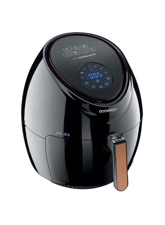 Digital Air Fryer, 2.4Kg, Rapid Hot Air Circulation, 5.5 L 1800 W HFP50.000BK Black