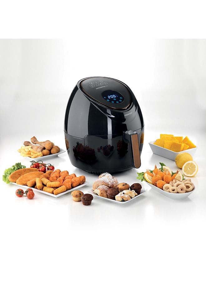 Digital Air Fryer, 2.4Kg, Rapid Hot Air Circulation, 5.5 L 1800 W HFP50.000BK Black