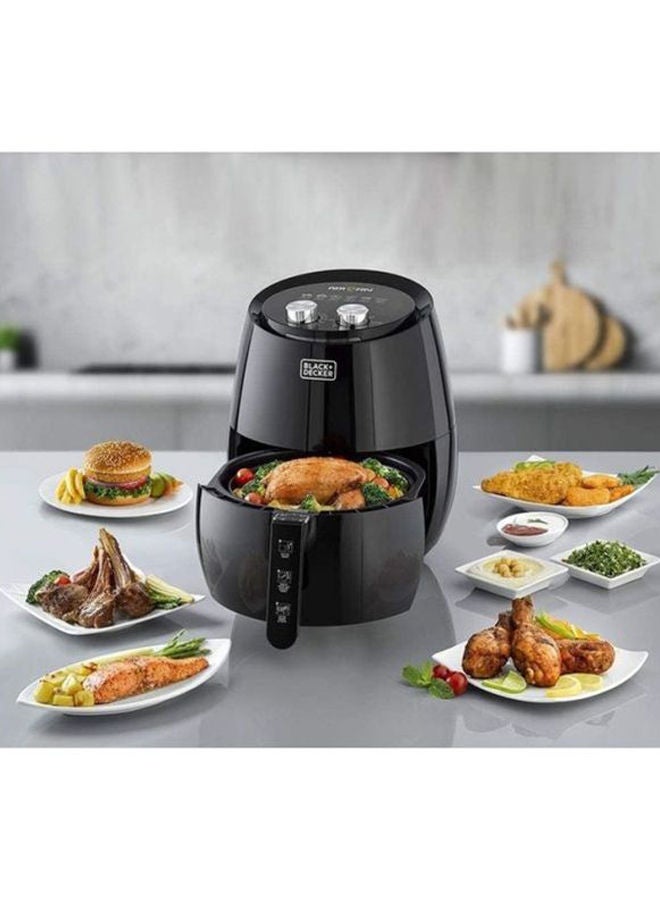 XL Air Fryer with 1.3KG, Anti Stick, with Rapid Air Convection Technology  (Suitable for 3-5 People) 4.5 L 1500 W AF350-B5 Black