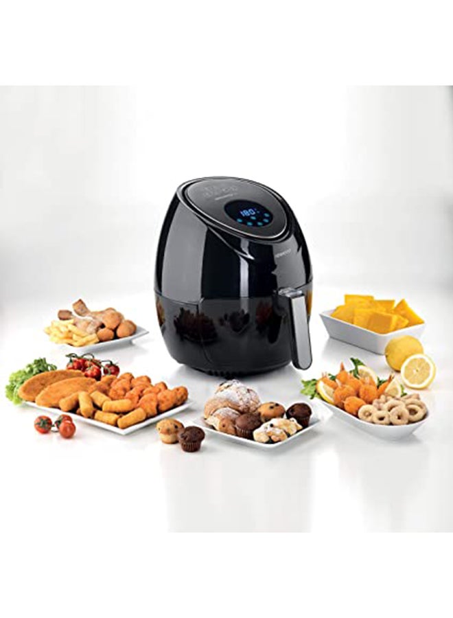 Digital Air Fryer With Rapid Hot Air Circulation For Frying,Grilling,Broiling,Roasting,Baking And ToastingDigital Air Fryer With Rapid Hot Circulation for Frying, Grilling, Broiling, Roasting, Baking And Toasting 3.8 L 1500 W HFP30 Black