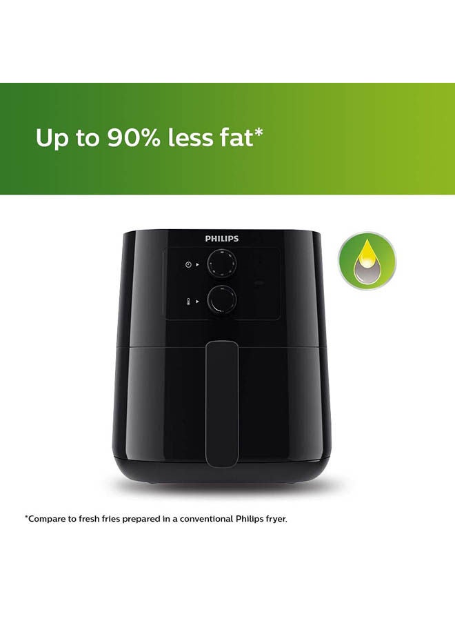 Essential Air Fryer With Rapid Air Technology 4.1 L 1400 W HD9200/91/90 Black