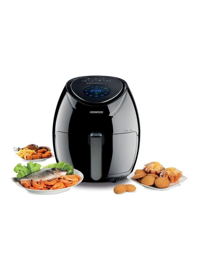 Digital Air Fryer, 1.7Kg, Rapid Hot Air Circulation, 3.8 L 1500 W HFP30 Black