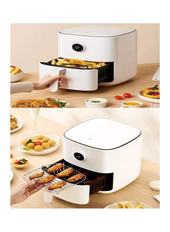 Smart Air Fryer Oven 360° Hot Air Circulation Electric Oil Free Frying Baking Machine With Oled Screen Mijia App Control Ok Google 3.5 L 1500 W MAF02 White