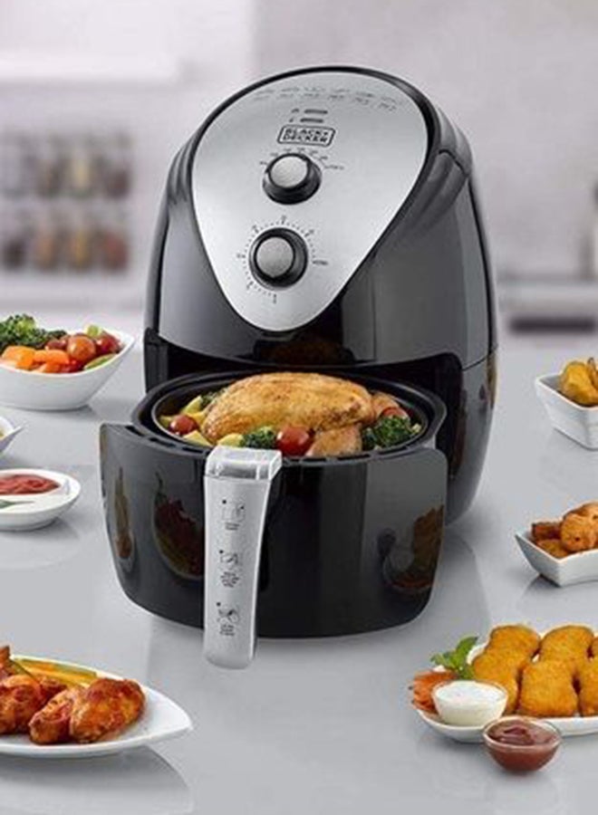 Air Fryer with 1.1KG, Anti Stick, with Rapid Air Convection Technology  (Suitable for 3-5 People) 3.5 L 1500 W AF150-B5 Black/Grey