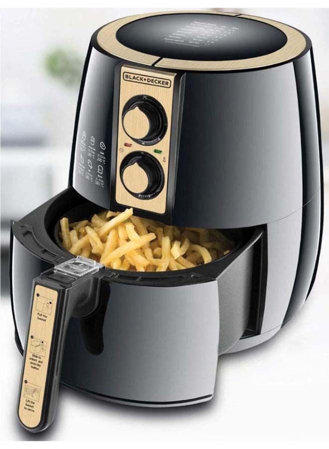 Air Fryer Aerofry With Multifunction Air Convection technology 4 L 1500 W AF300-B5 Black/Gold